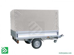 A7 con centinatura smontabile e telone in PVC personalizzabile